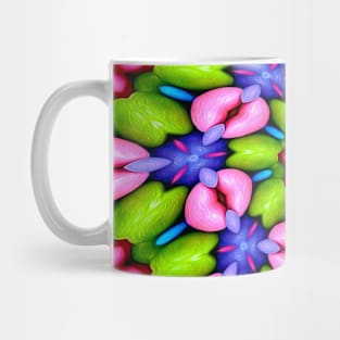 Cute Pink Flower Pattern Mug